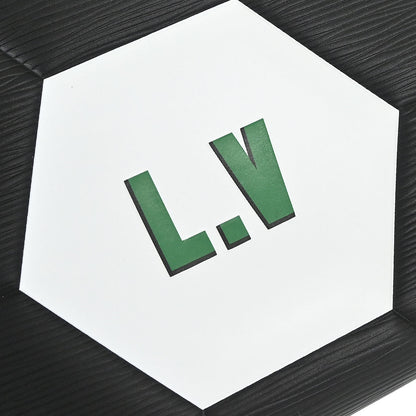 Louis Vuitton Black White Epi Apollo Backpack M52186