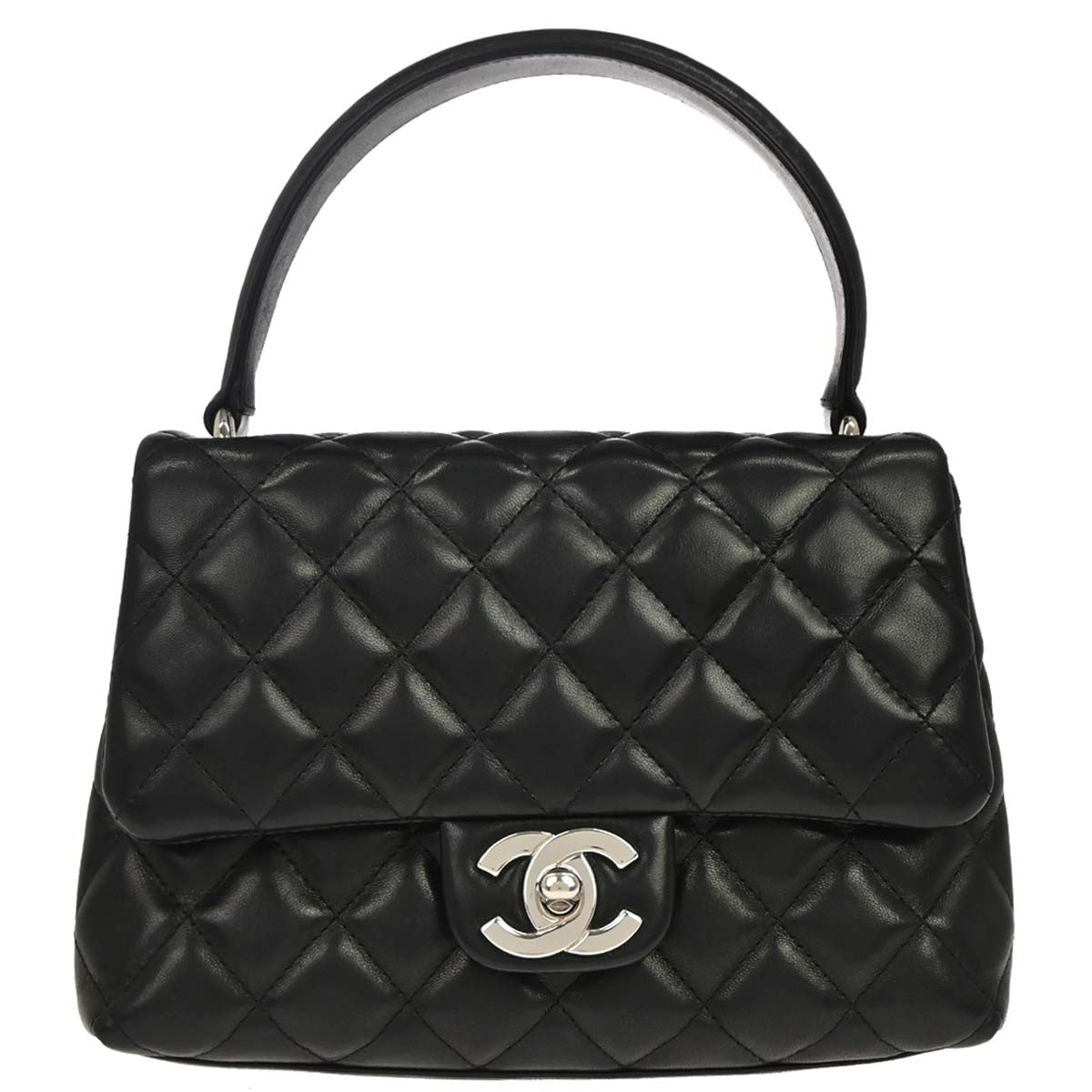 Chanel 2005-2006 Black Lambskin Handbag