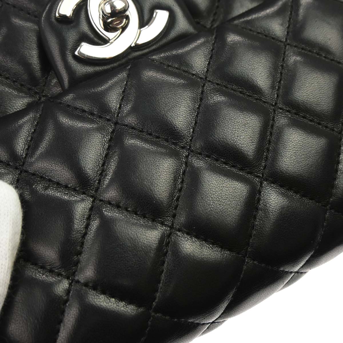 Chanel 2005-2006 Black Lambskin Handbag