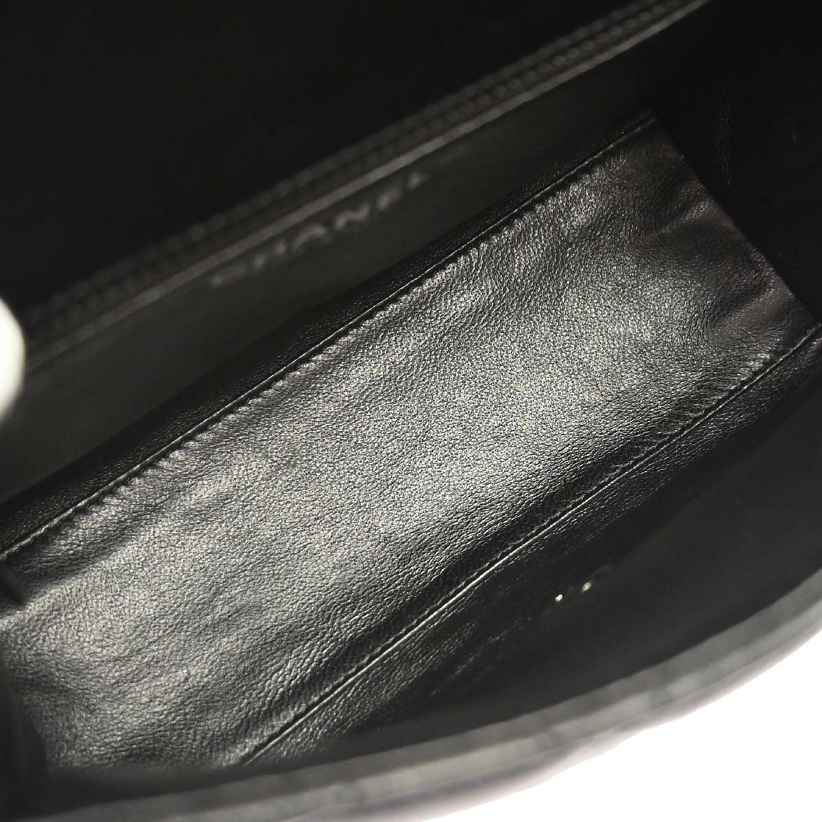 Chanel 2005-2006 Black Lambskin Handbag