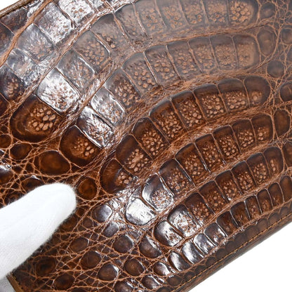 Chanel * Brown Crocodile Octagon Shoulder Bag