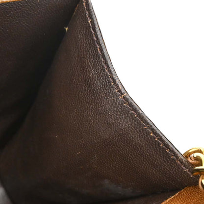 Chanel * Brown Crocodile Octagon Shoulder Bag