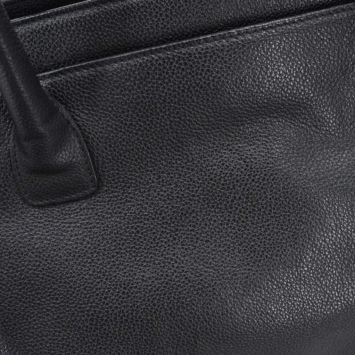 Chanel 2005-2006 Black Calfskin Executive Cerf 2way Shoulder Tote Bag