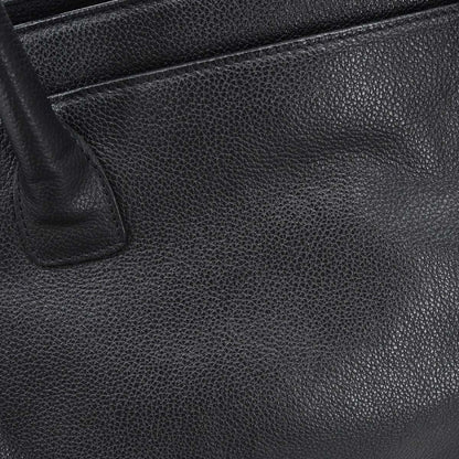 Chanel 2005-2006 Black Calfskin Executive Cerf 2way Shoulder Tote Bag