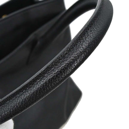 Chanel 2005-2006 Black Calfskin Executive Cerf 2way Shoulder Tote Bag