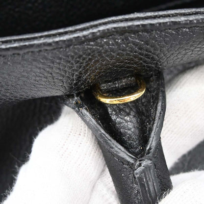 Chanel 2005-2006 Black Calfskin Executive Cerf 2way Shoulder Tote Bag