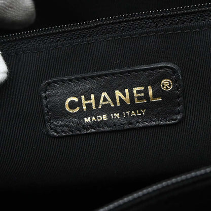 Chanel 2005-2006 Black Calfskin Executive Cerf 2way Shoulder Tote Bag