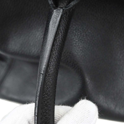 Chanel 2005-2006 Black Calfskin Executive Cerf 2way Shoulder Tote Bag