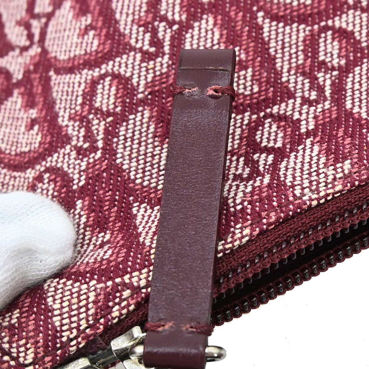 Christian Dior Bordeaux Trotter Handbag