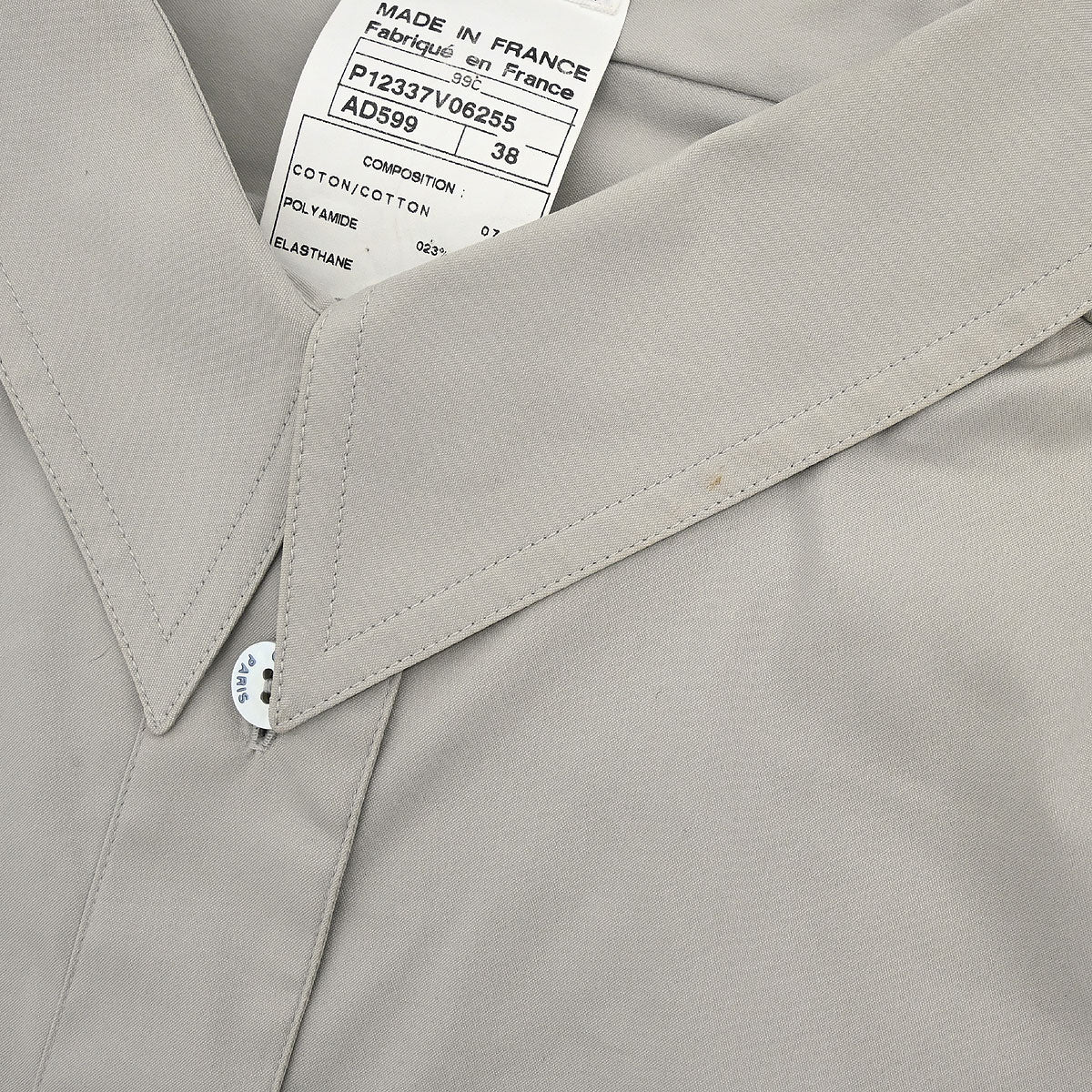 Chanel 1999 Blouse Shirt Gray #38
