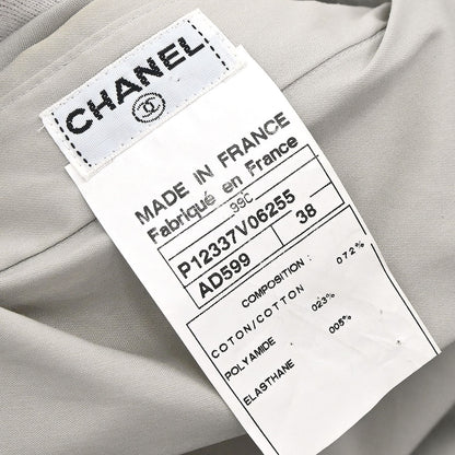 Chanel 1999 Blouse Shirt Gray #38