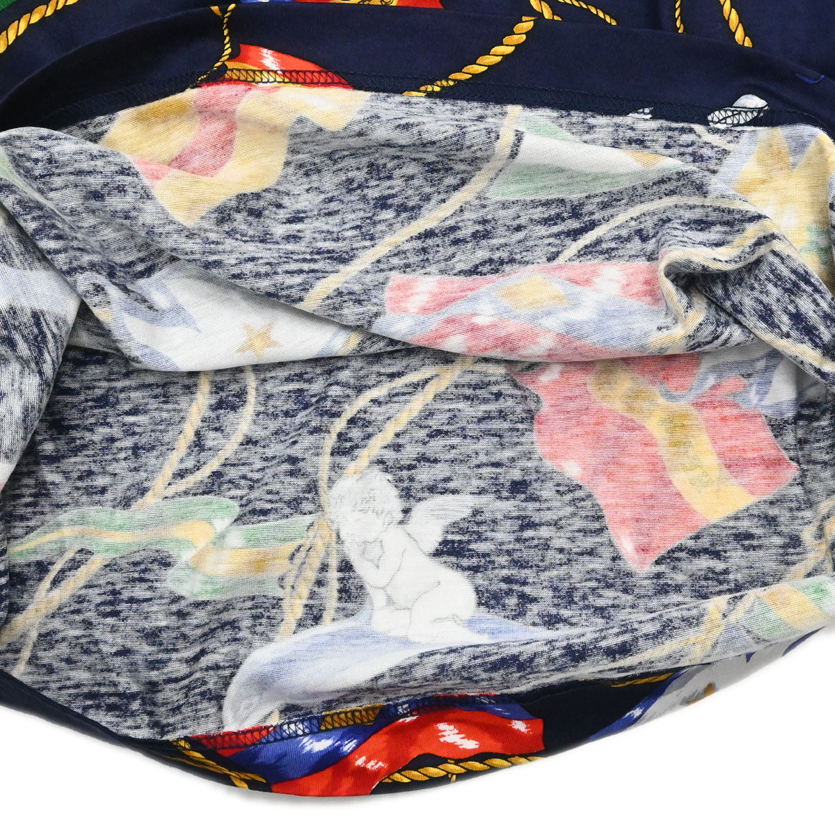 Hermes Long Sleeve National Flags Dress Navy #40