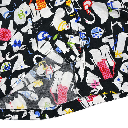 Chanel Animal Sleeveless Top Black #38