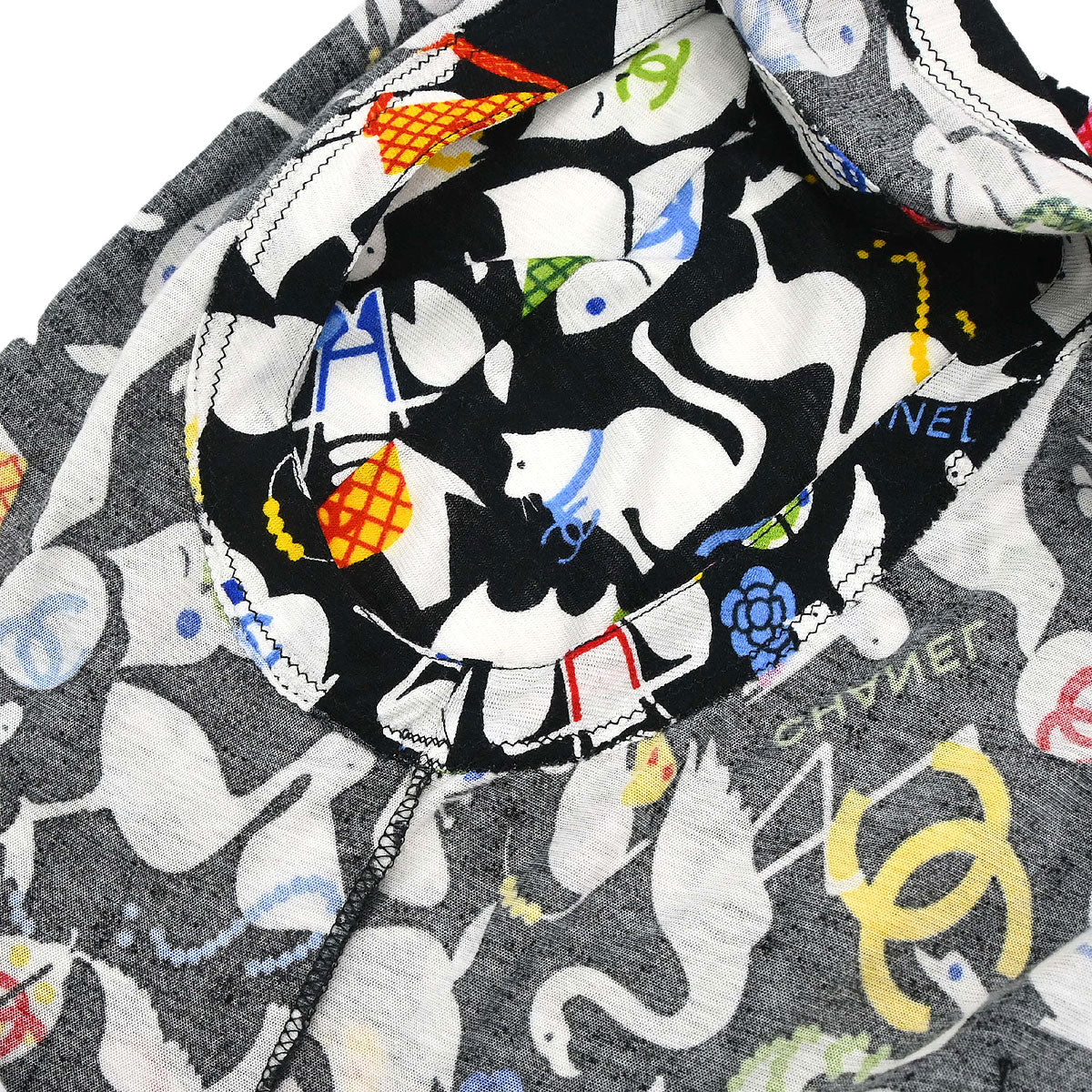 Chanel Animal Sleeveless Top Black #38