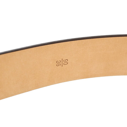 Louis Vuitton Black Calfskin Ceinture LST Cut Belt M6808U #90/36