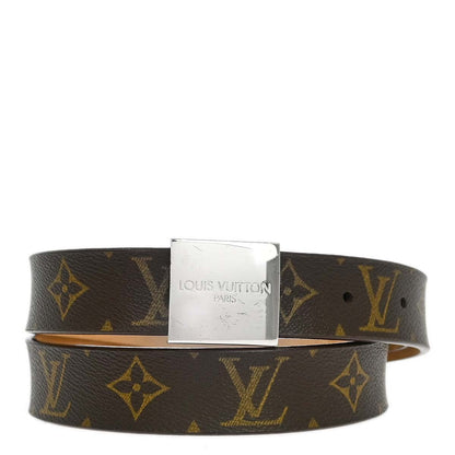 Louis Vuitton Monogram Ceinture Carre Belt M6801T #95/38