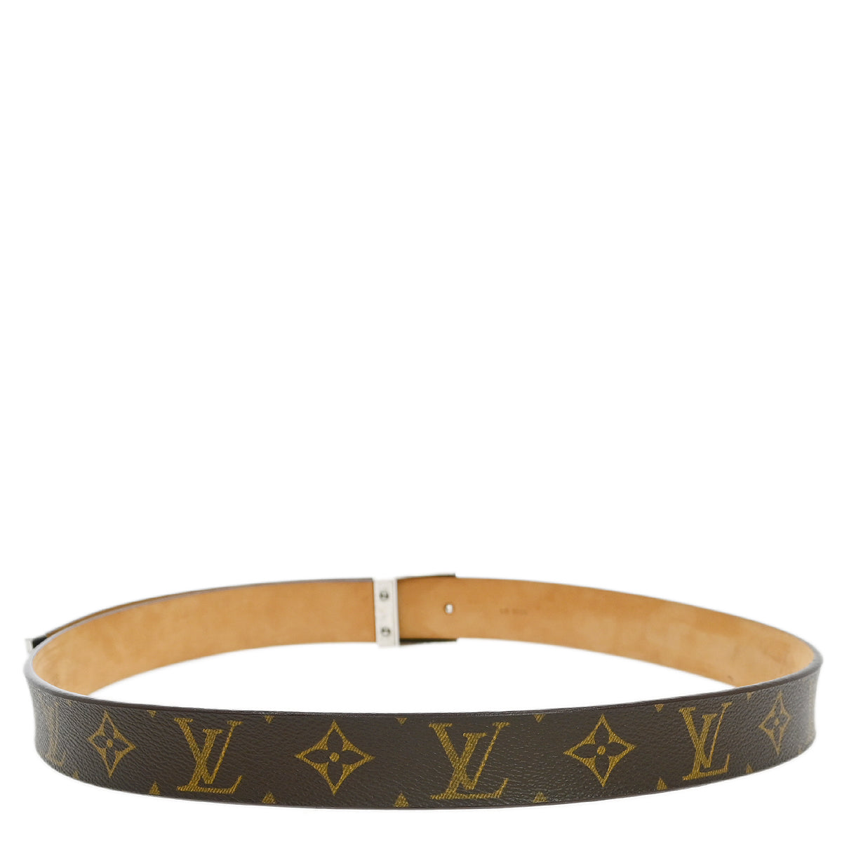 Louis Vuitton Monogram Ceinture Carre Belt M6801T #95/38