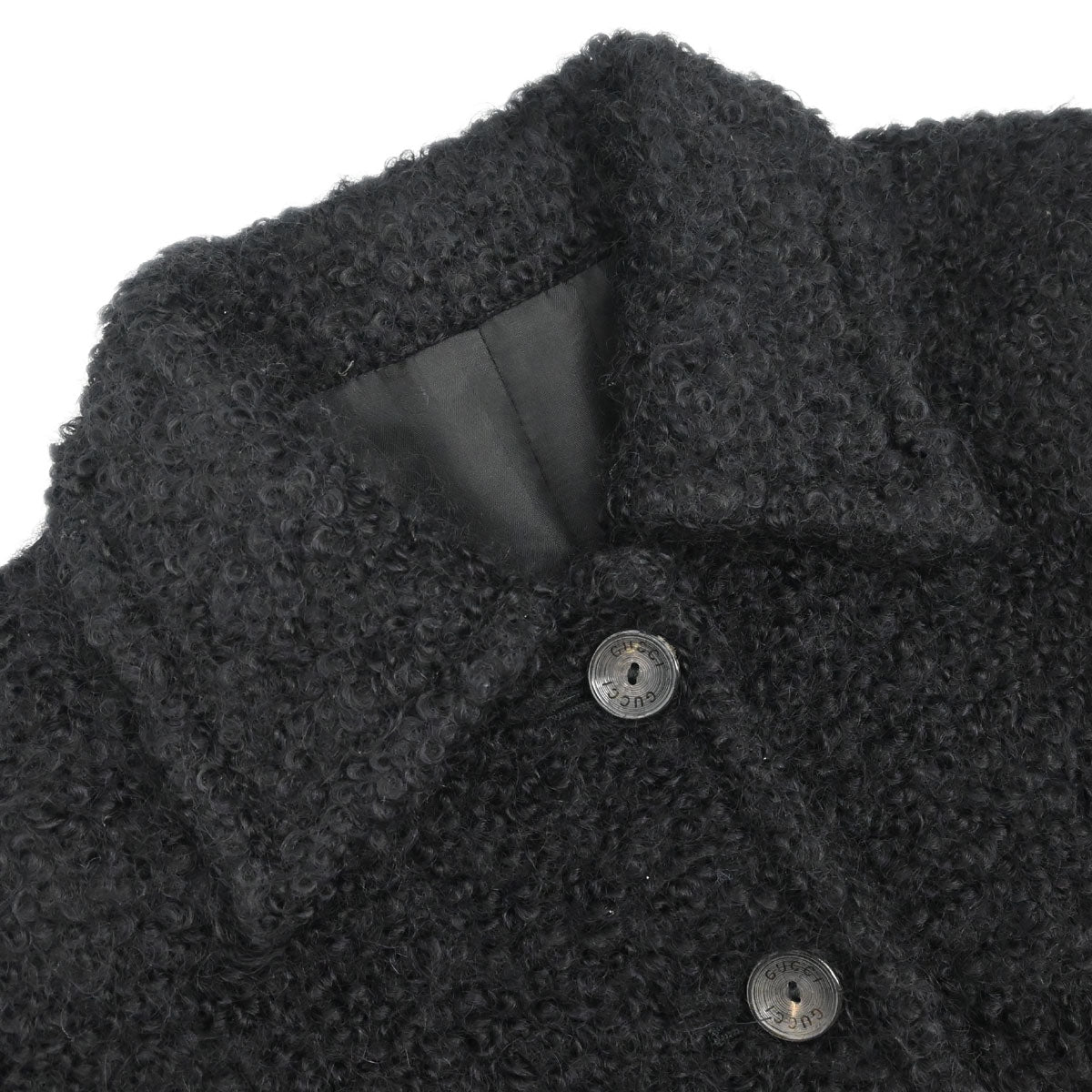 Gucci 1995 Mohair Jacket Black #38