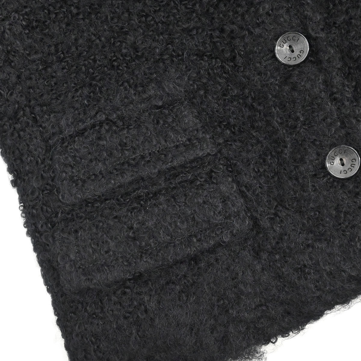 Gucci 1995 Mohair Jacket Black #38