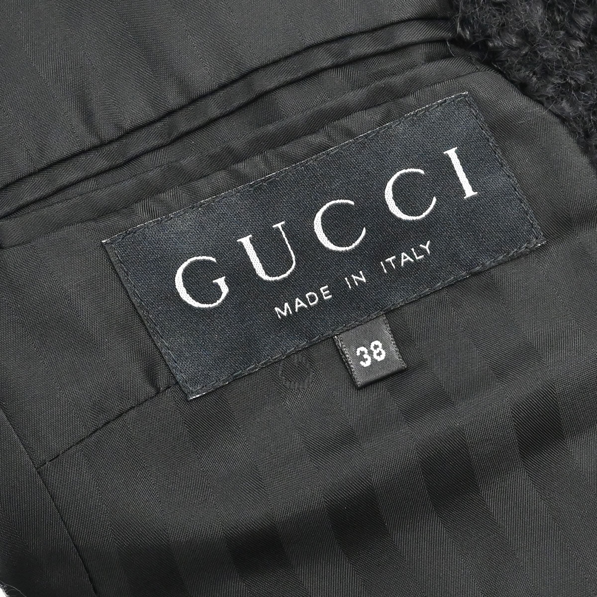 Gucci 1995 Mohair Jacket Black #38