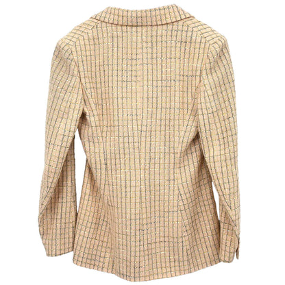 Chanel 1998SS Tweed Check Jacket #36