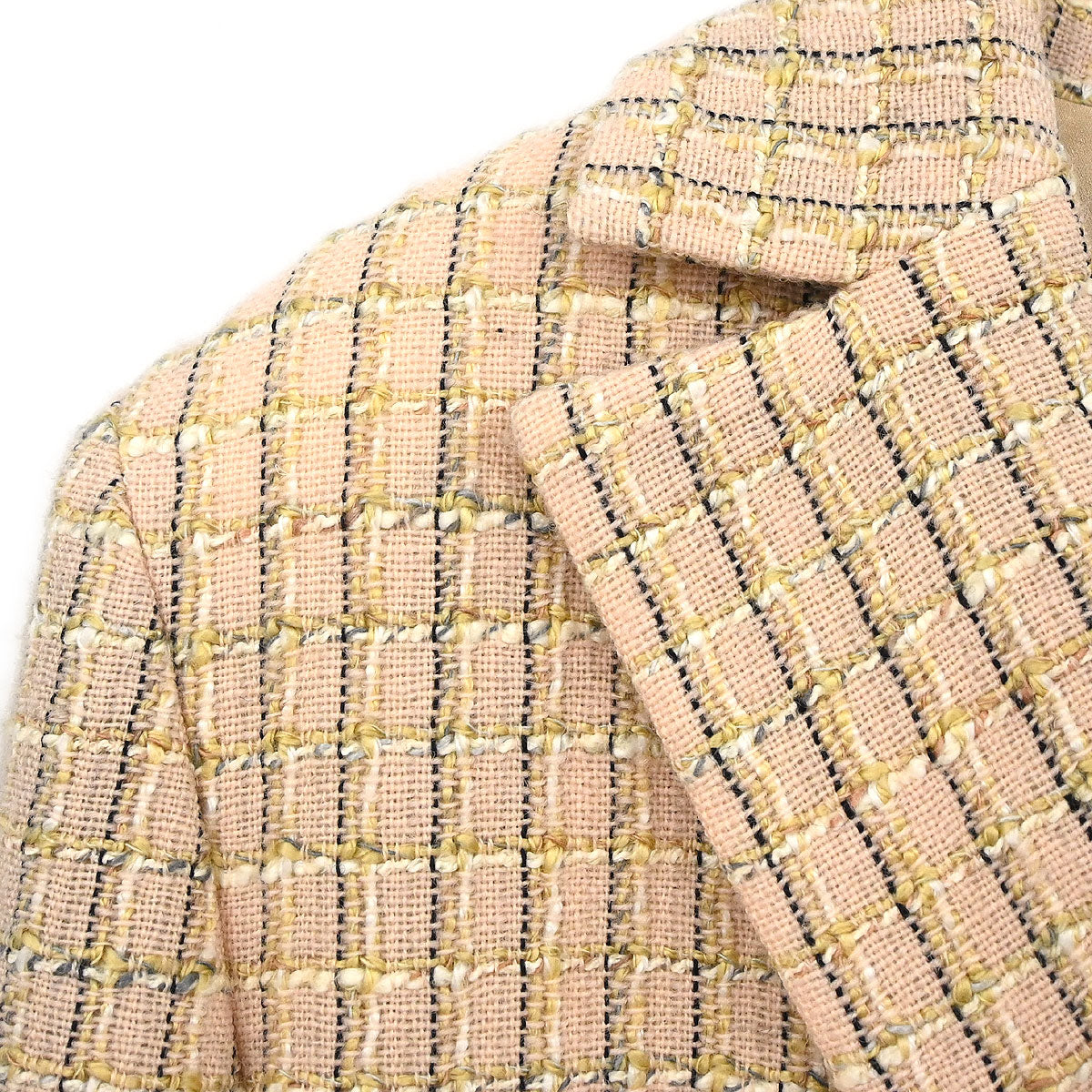 Chanel 1998SS Tweed Check Jacket #36