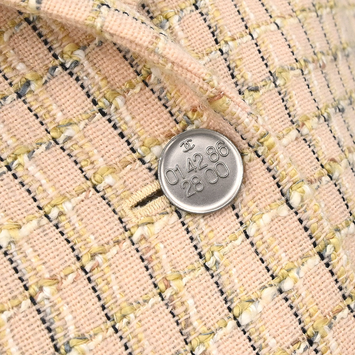 Chanel 1998SS Tweed Check Jacket #36