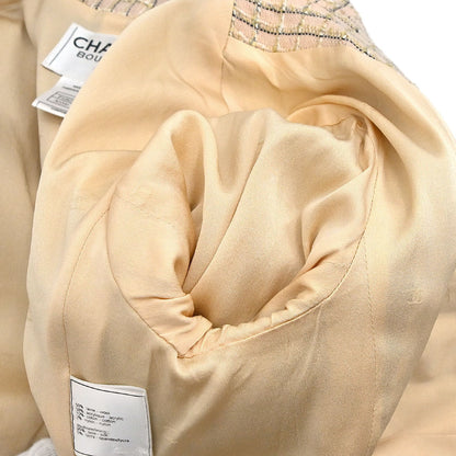 Chanel 1998SS Tweed Check Jacket #36