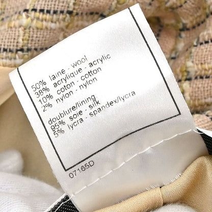 Chanel 1998SS Tweed Check Jacket #36