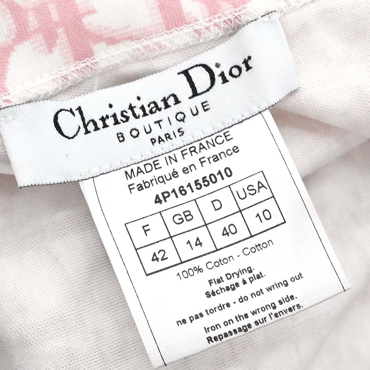 Christian 2004 Dior Tank Top Trotter Pink #42