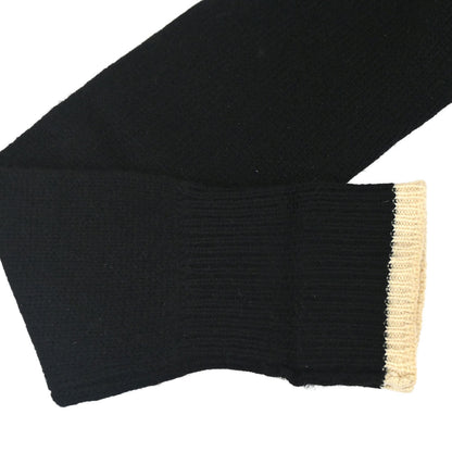 Chanel 1996 Sweater Knit Top Black #44