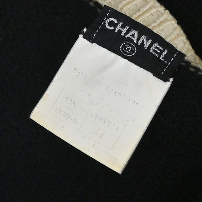 Chanel 1996 Sweater Knit Top Black #44