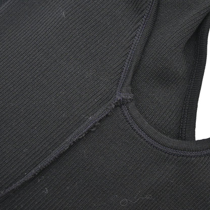 Chanel 1993 Sleeveless Tank Top Black #38
