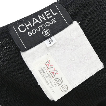 Chanel 1993 Sleeveless Tank Top Black #38