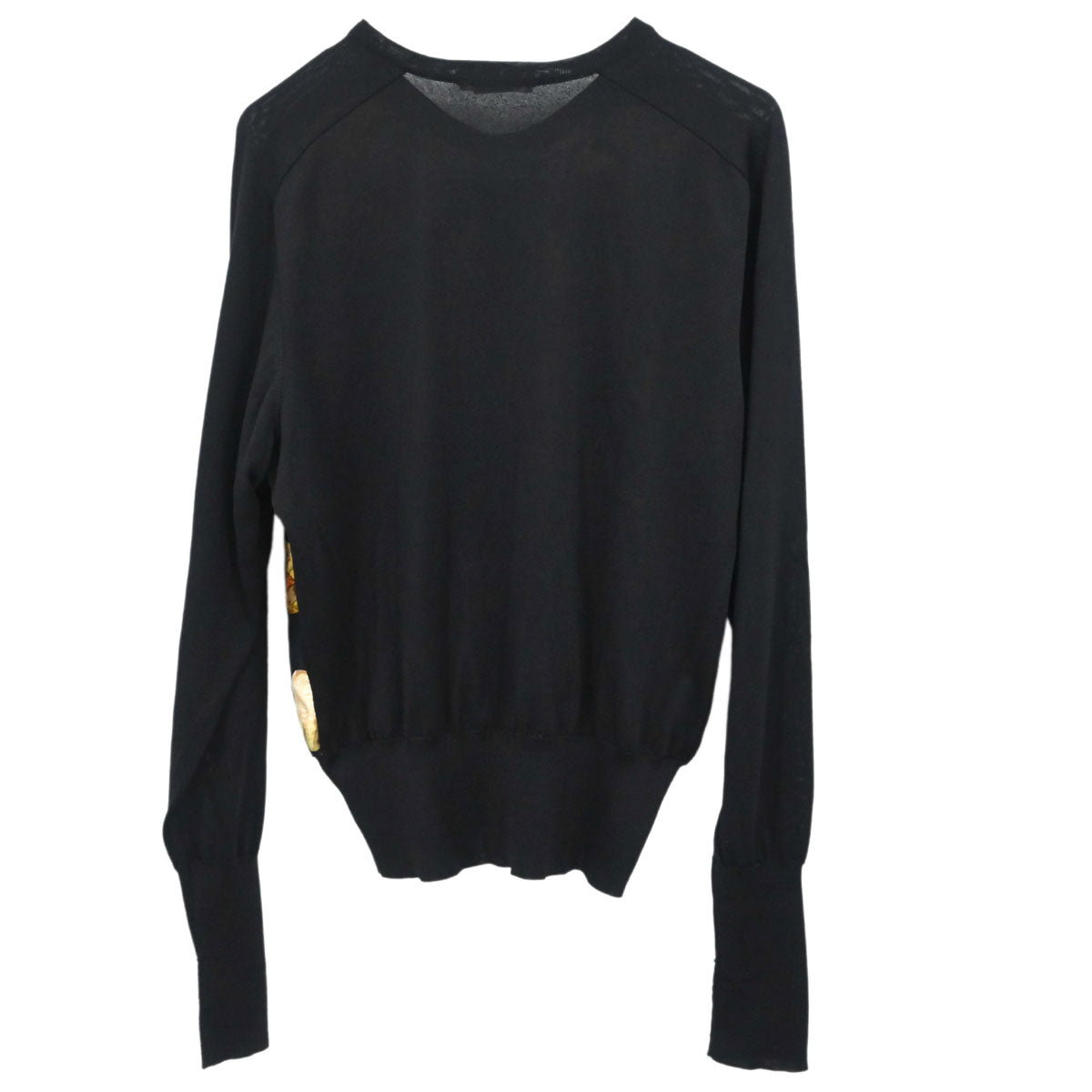 Hermes Long Sleeve Twillaine Cardigan Black #38