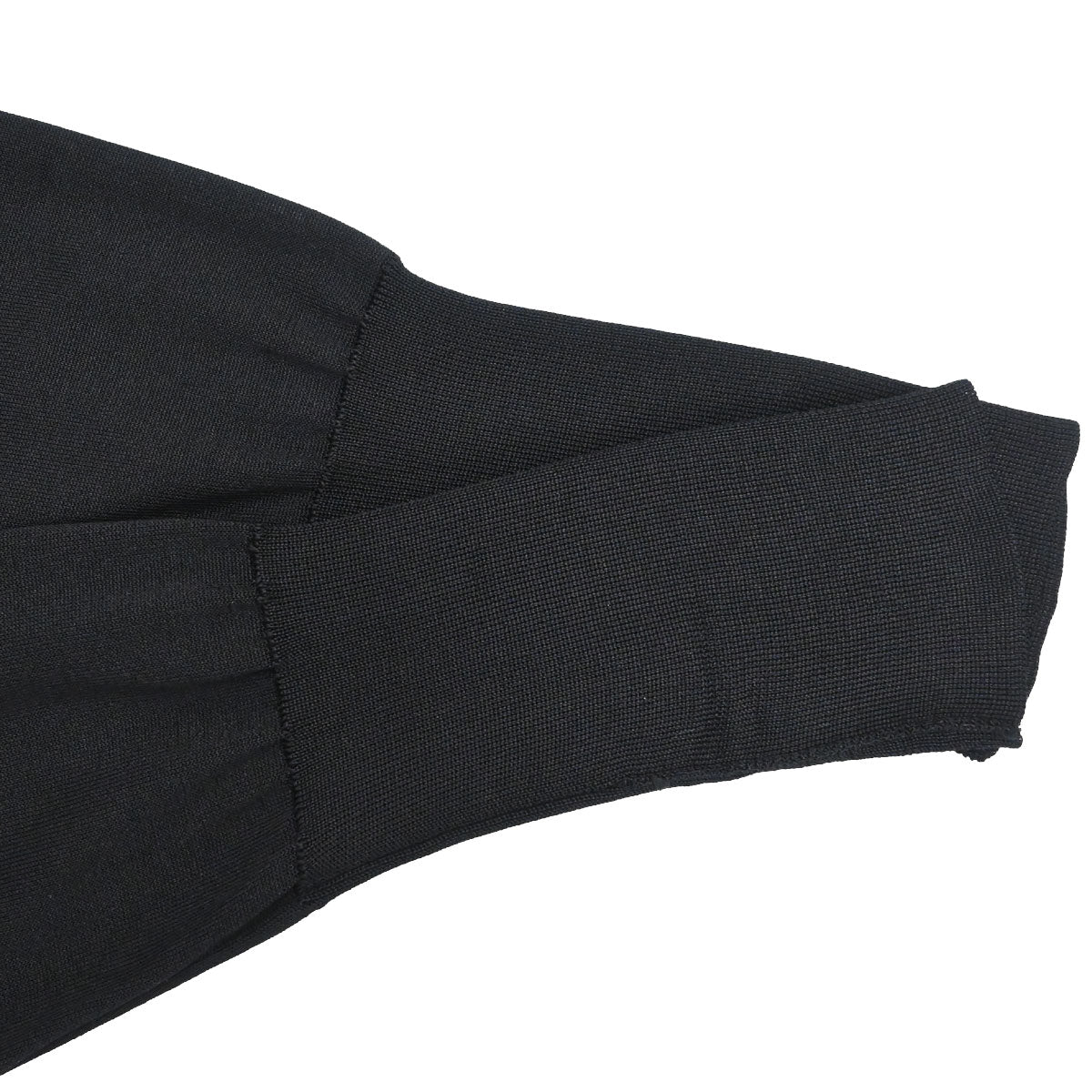 Hermes Long Sleeve Twillaine Cardigan Black #38