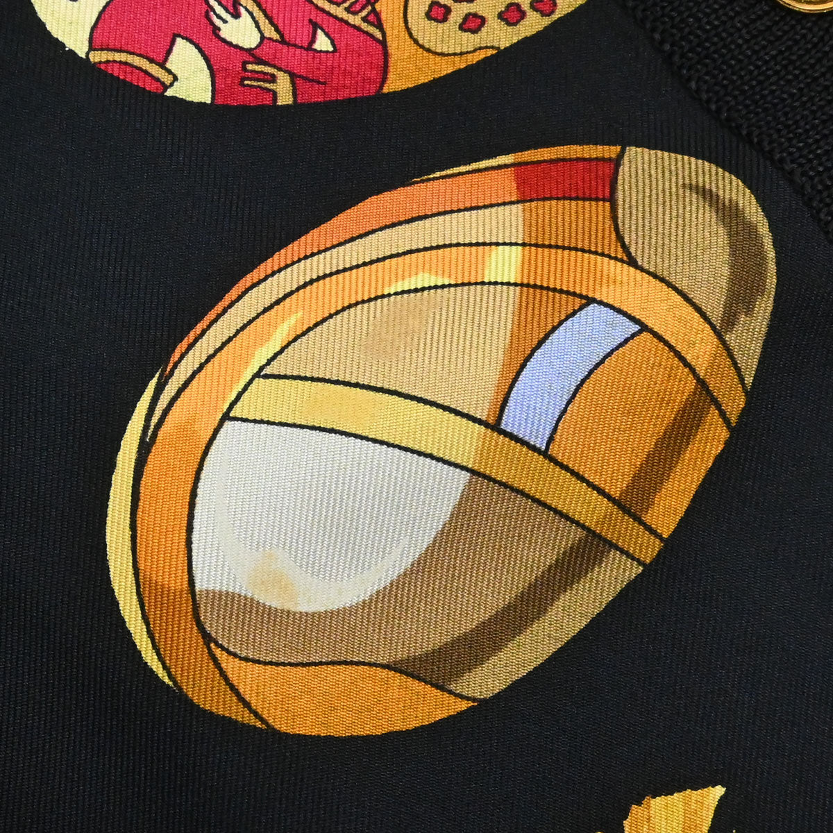 Hermes Long Sleeve Twillaine Cardigan Black #38