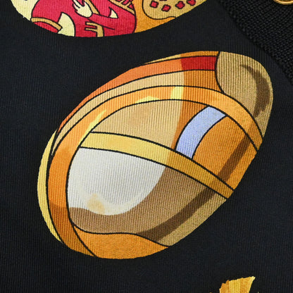 Hermes Long Sleeve Twillaine Cardigan Black #38