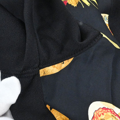 Hermes Long Sleeve Twillaine Cardigan Black #38