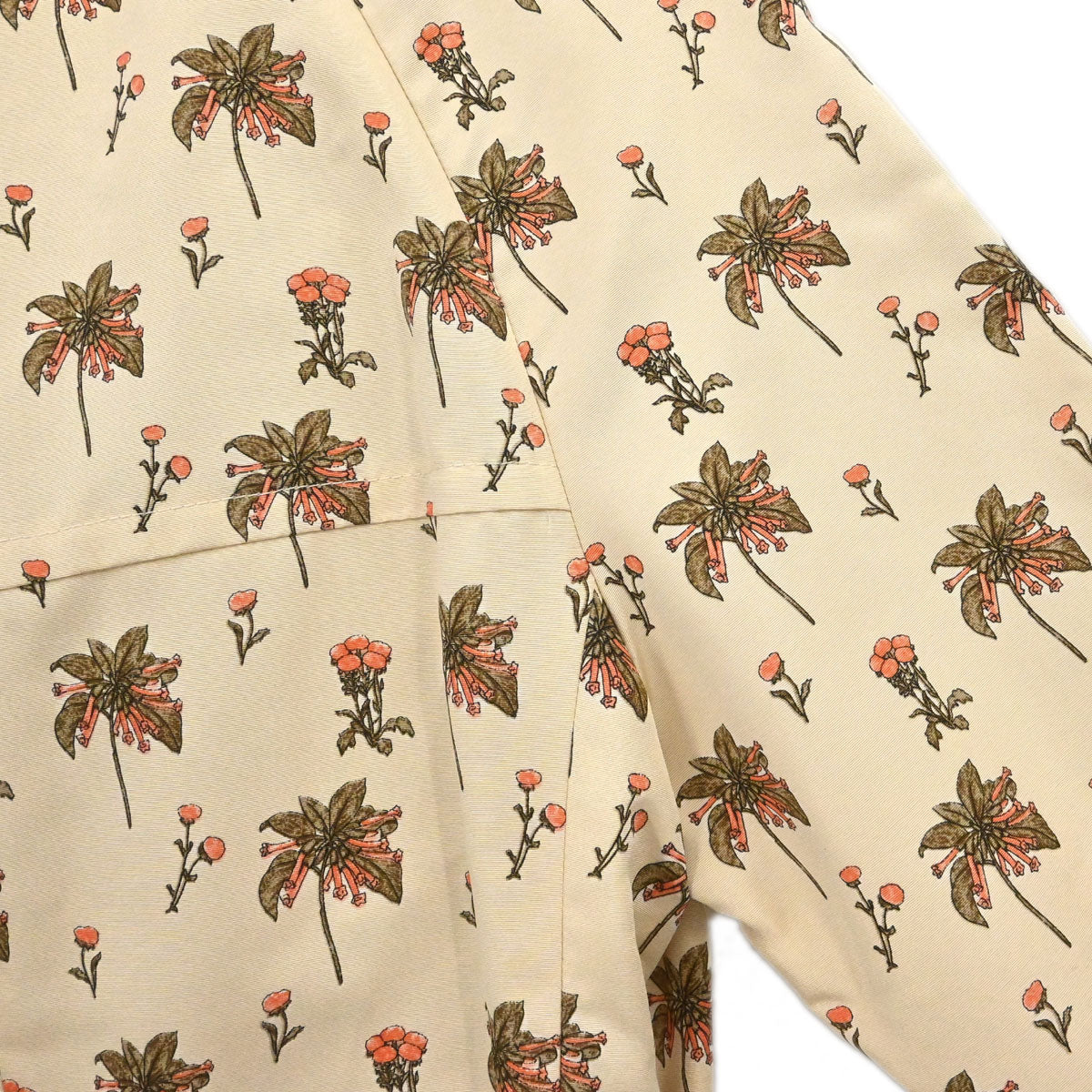 Prada 2007 Floral Trench Coat Beige #42