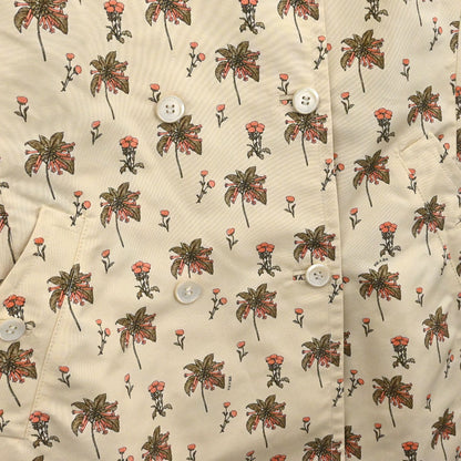 Prada 2007 Floral Trench Coat Beige #42