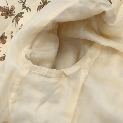 Prada 2007 Floral Trench Coat Beige #42