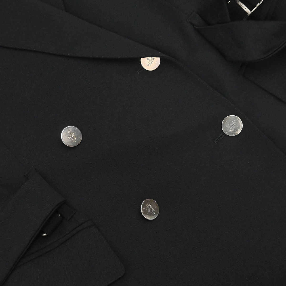 Gucci 1998 Double Breasted Jacket Black #40
