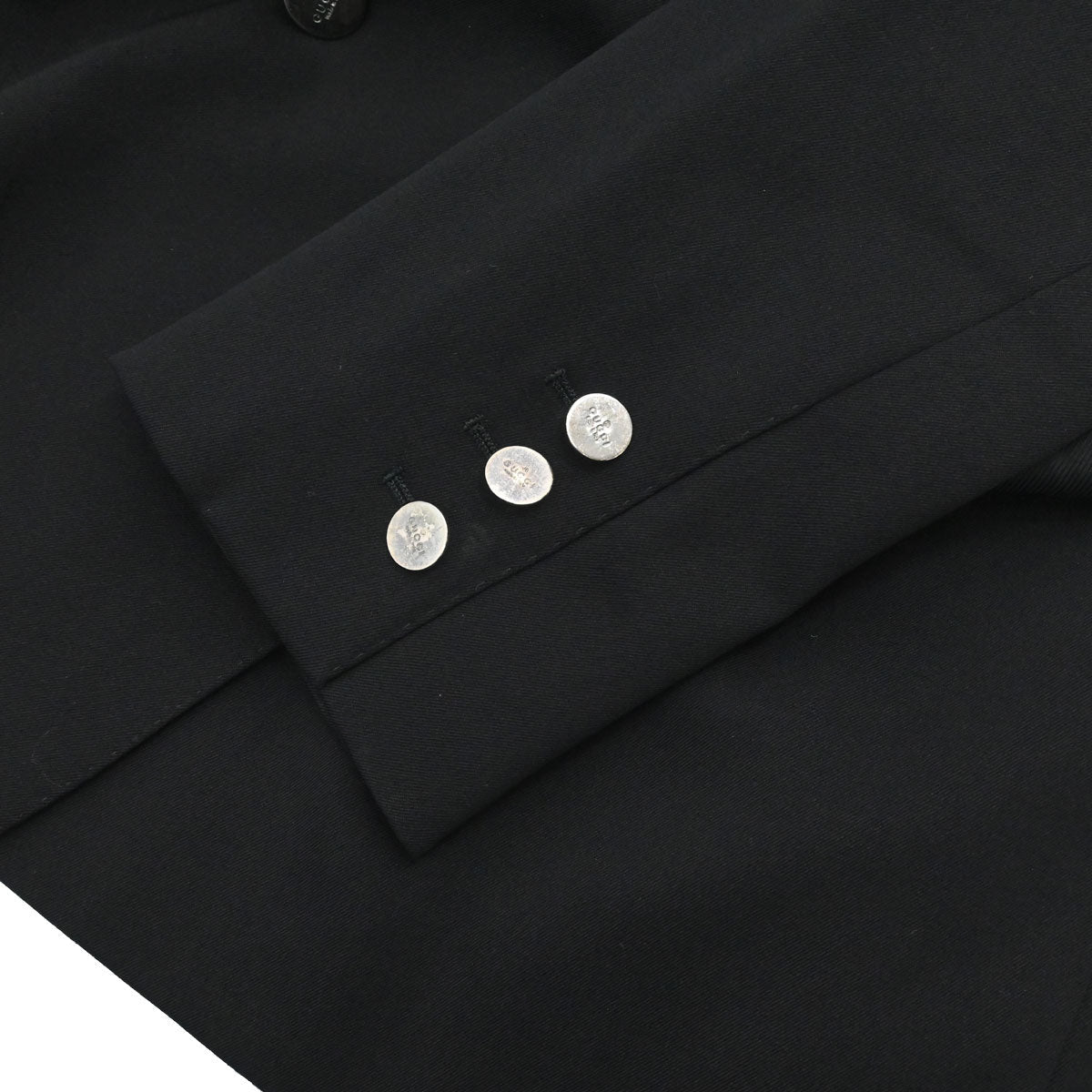 Gucci 1998 Double Breasted Jacket Black #40
