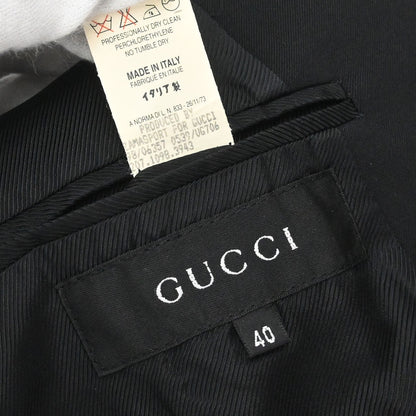 Gucci 1998 Double Breasted Jacket Black #40