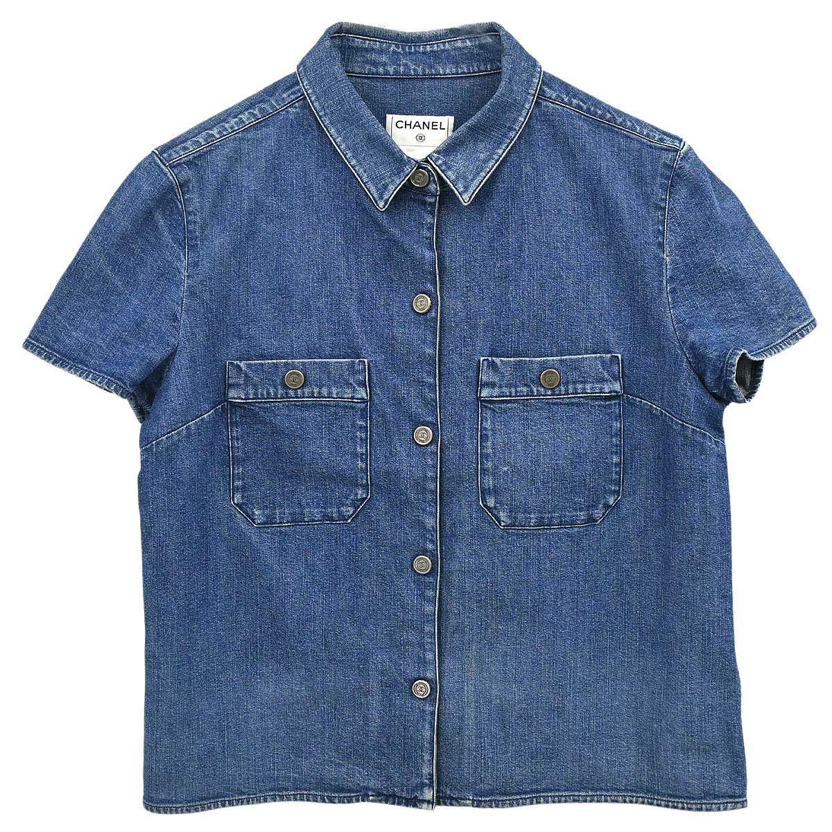 Chanel 2006 Denim Jacket Blue #40