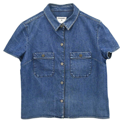 Chanel 2006 Denim Jacket Blue #40