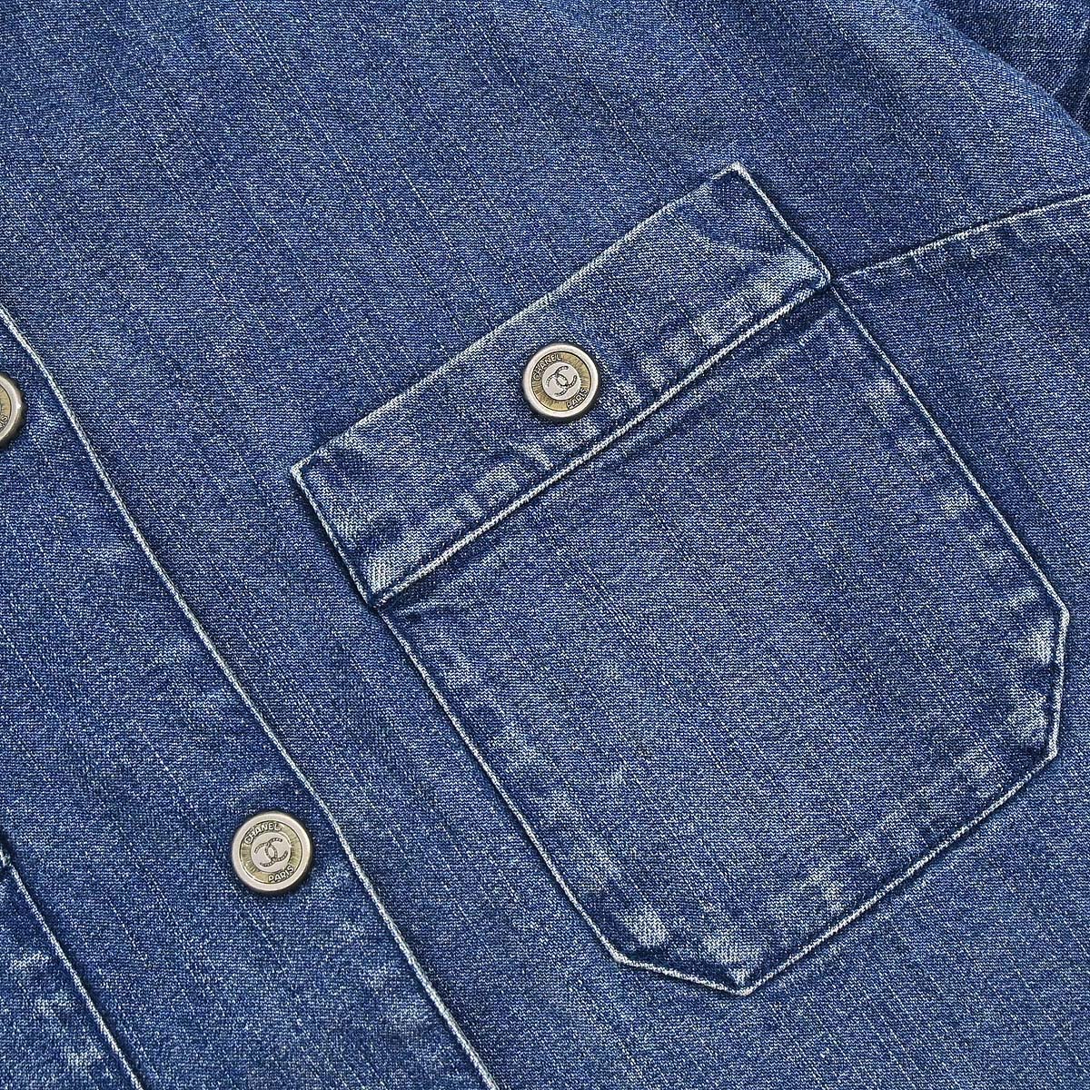 Chanel 2006 Denim Jacket Blue #40
