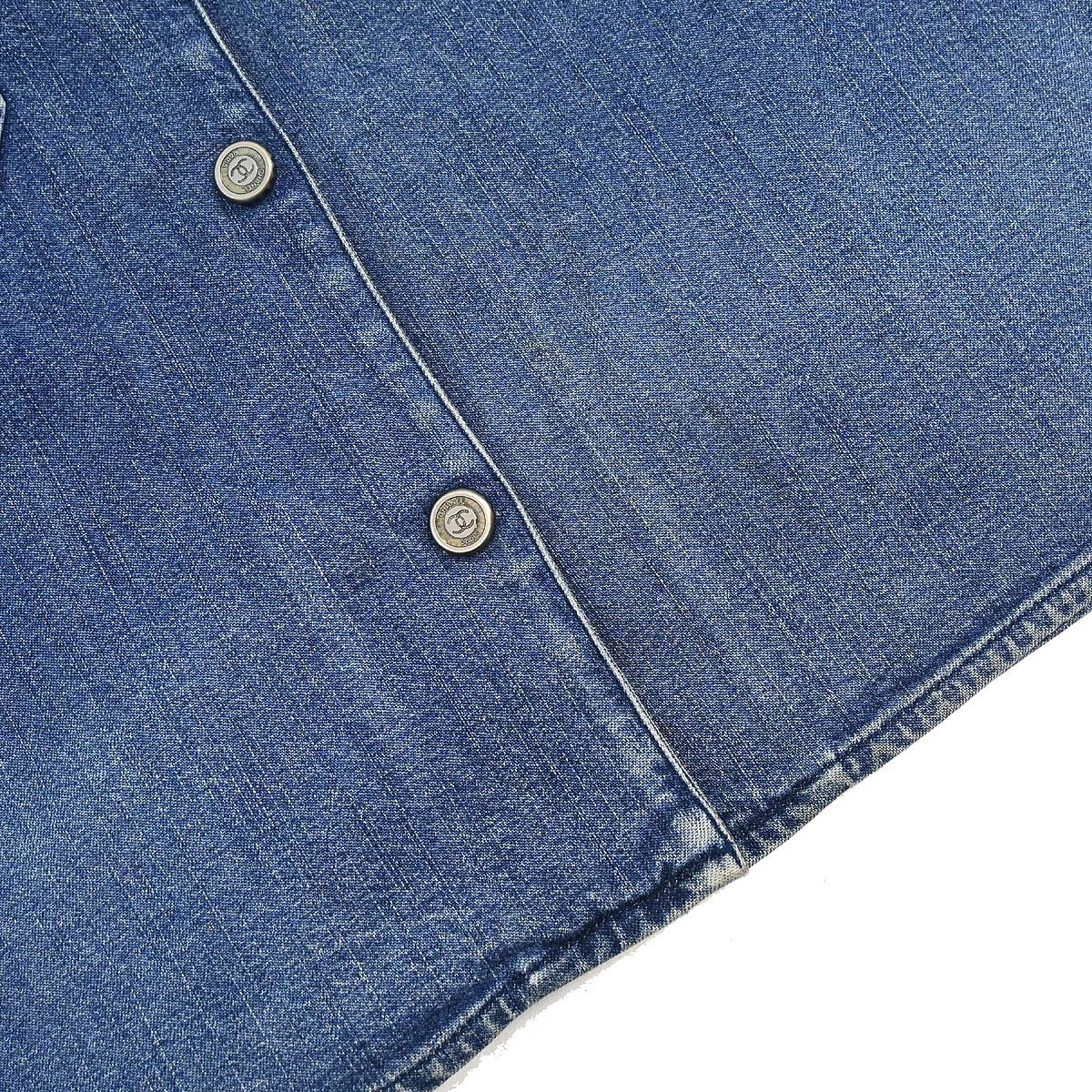 Chanel 2006 Denim Jacket Blue #40