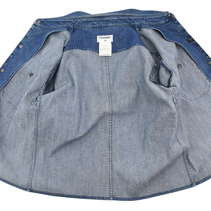 Chanel 2006 Denim Jacket Blue #40